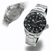 STEINHART Ocean One GMT BLACK Diver Watch